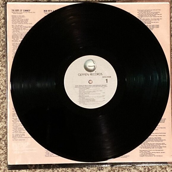Don Henley 1984 Building The Perfect Beast Vinyl Record Album - Picture 7 of 10